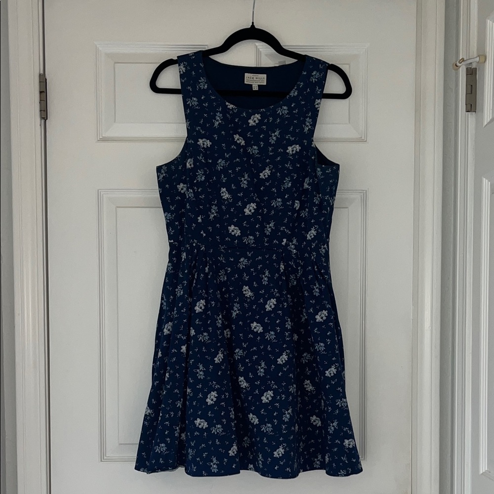 Jack Wills Navy Floral Dress